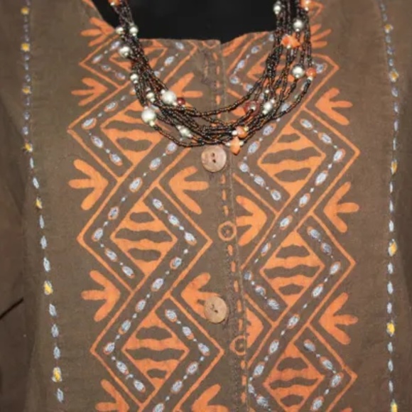 Vintage, Pre-Owned, Import Midi Jacket or Dress, - Picture 6 of 7